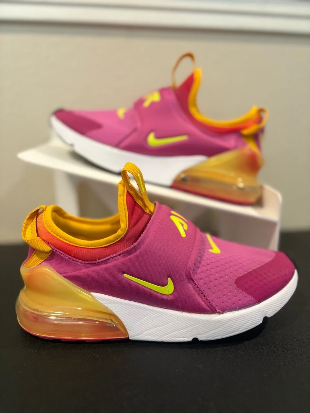 Nike Air Max 270 Extreme SE GS Shoes Youth Kids Size 2.5Y Fuchsia~CN8279-600